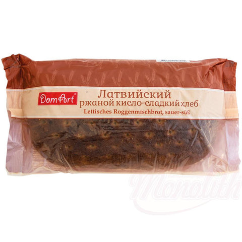 Pain de seigle et de froment letton, aigre-doux "DomArt"