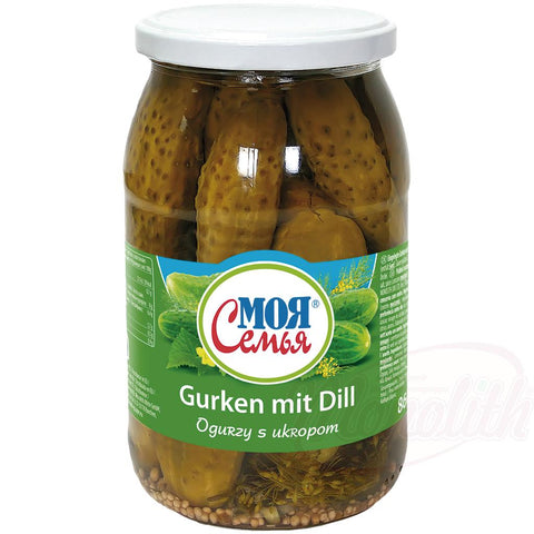 "MOJA SEMJA" Concombres marinés avec de l'aneth
