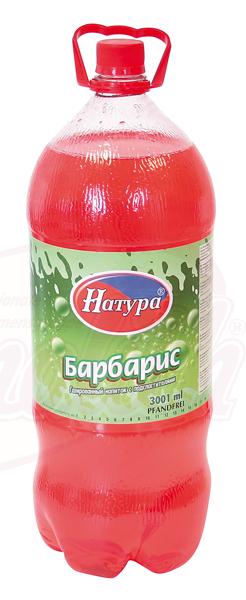 Boisson rafraîchissante avec gaz carbonique et édulcorants (goût berbéris) "Barbaris".