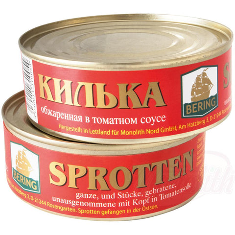 Sprats entiers en sauce tomate. 240g