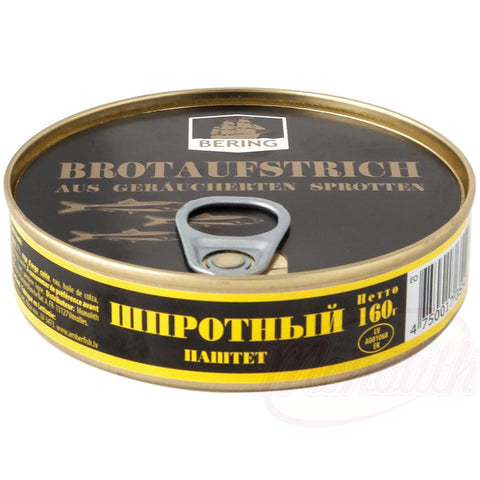 Pâté de sprats fumés "Bering". 160g
