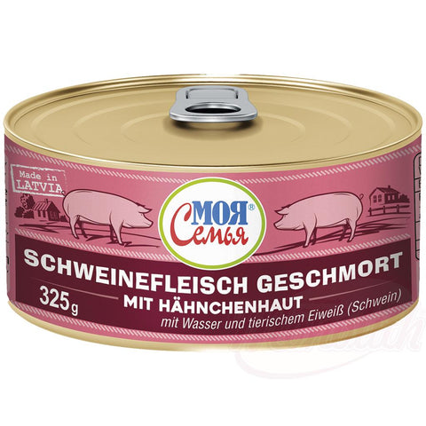 Viande du porc braisée "My family". 325g