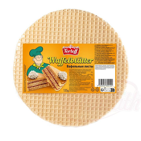 Feuilles de gaufre rondes