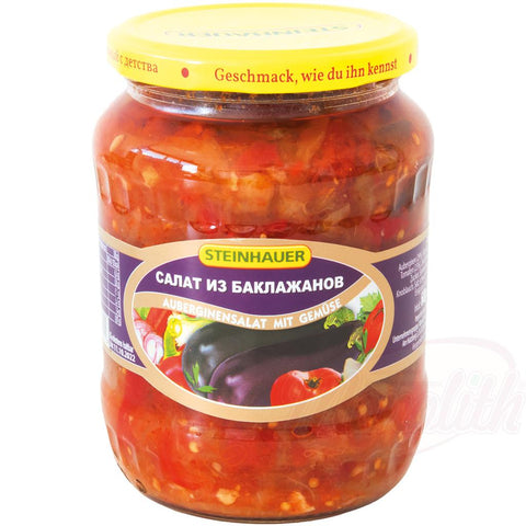 Auberginensalat mit Gemüse