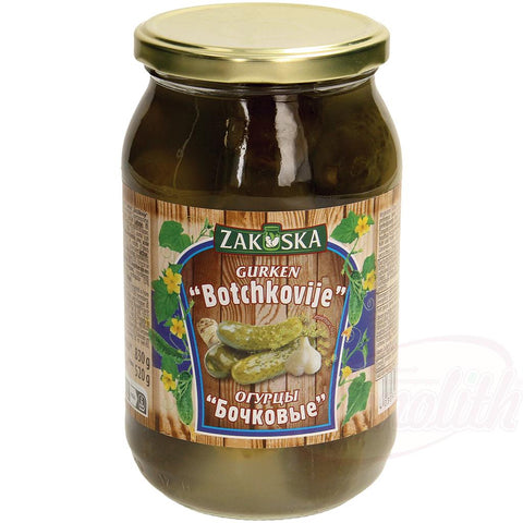 Botschkovije Milchsäuregärte Gurken