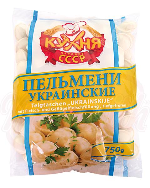Chaussons "Pelmeni Ukrainskie" farcis à la viande et à la volaille