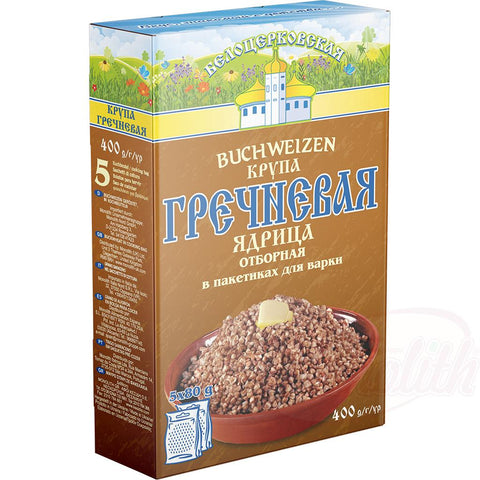 Gruau de sarrasin "Belotserkovskaya"en sachet 5x80gr