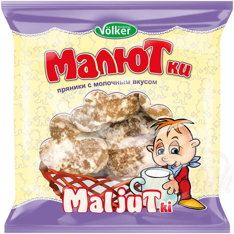 Biscuits sucrés "Prjaniki-Malyutki" au goût de lait