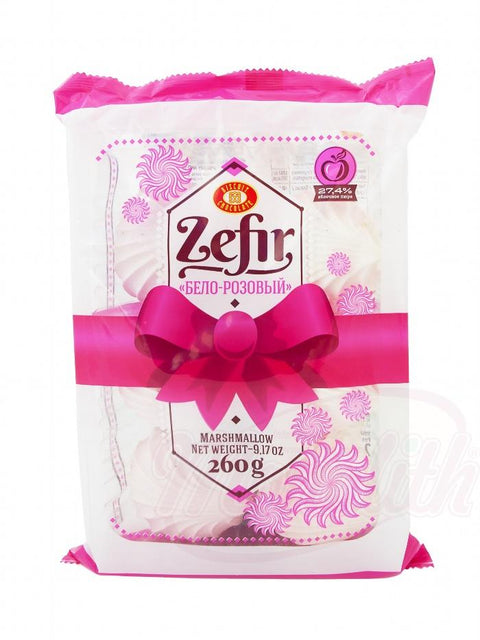 Sucre mousseux "rose / blanc" au goût de framboise et de vanille