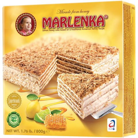 Honig-Zitronen-Tarte „Marlenka“, tiefgefroren