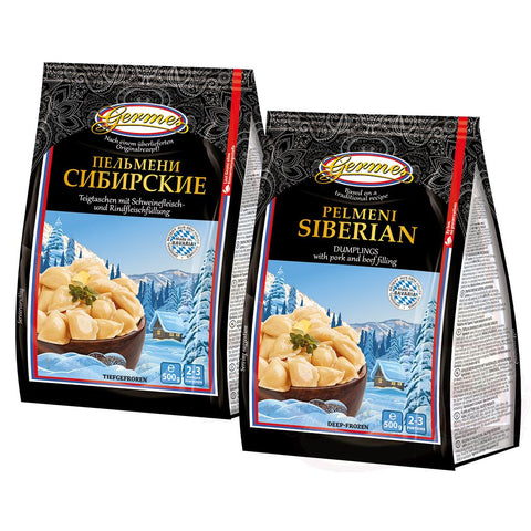 Chaussons farcis au porc et au bœuf Pelmeni sibériens
