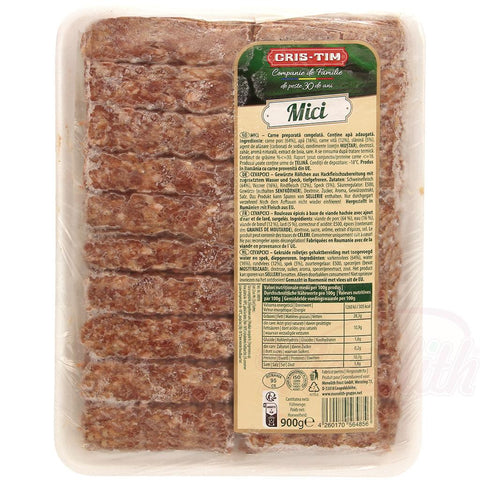 Rouleaux de viande hachée "CEVAPCICI" de porc et de bœuf, surgelés