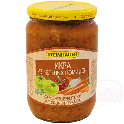 Gemüse mit grünen Tomaten zubereiten