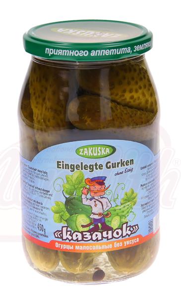 Kazatchok Eingelegte Gurken ohne Essig