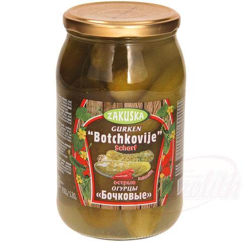 Würzige milchsauer vergorene Gurken „Botchkovije“