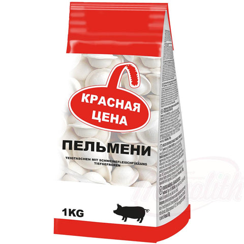 Pelmeni Krasnaja zena fourrés au porc