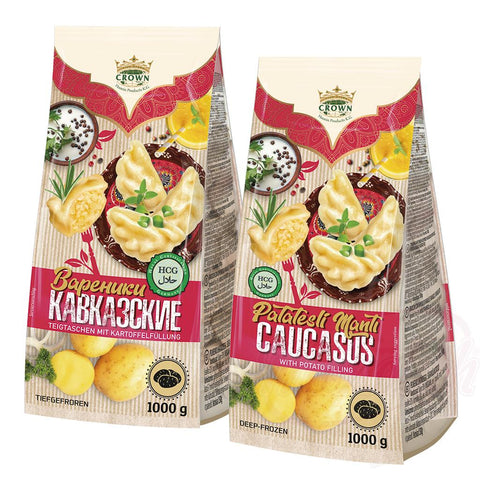 HALAL -Poches fourrées aux pommes de terre, surgelées