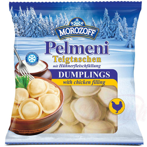 "MOROZOFF" Ravioles " Pelmeni " farcies à la viande de poulet, surgelées