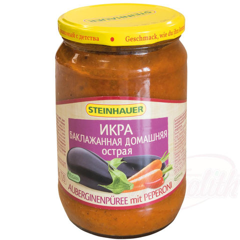 Auberginenpüree mit Paprika