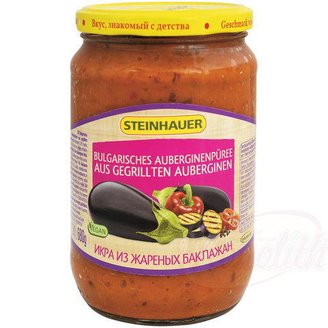 Gegrilltes bulgarisches Auberginenpüree