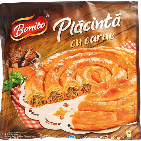 Chaussons à la pâte filo, farcies à la viande, surgelées
