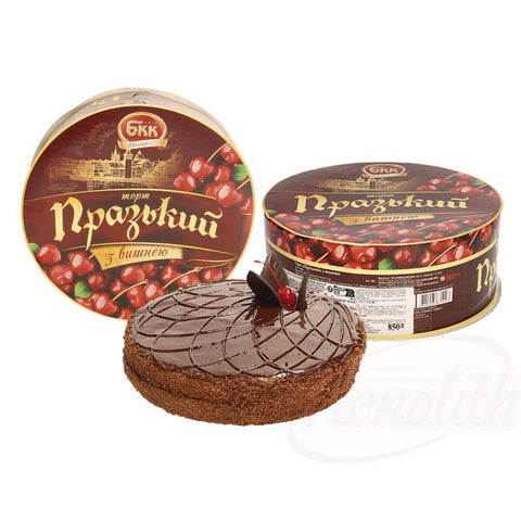 „Praga“-Torte mit 11,3 % Sauerkirschen, tiefgekühlt