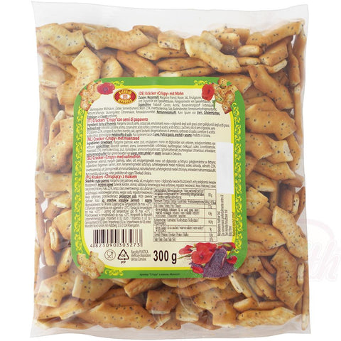 Cracker "Сrispy" aux graines de pavot