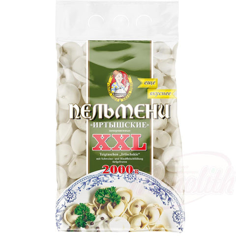 "Irtischskie" raviolis" farcis au porc et au bœuf, surgelés