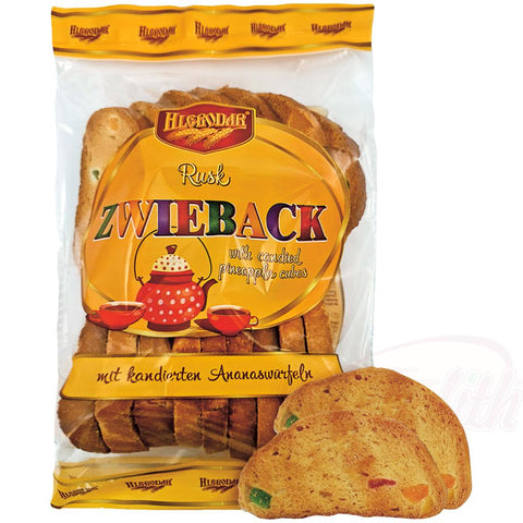HLEBODAR - Biscotte avec cubes d'ananas confits (12%)