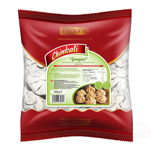 Chinkali artisanale avec viande de porc et de bœuf