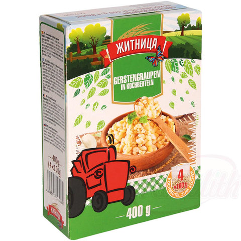 Orge perlé en sachets cuisson "Jitnitsa" 4x100g