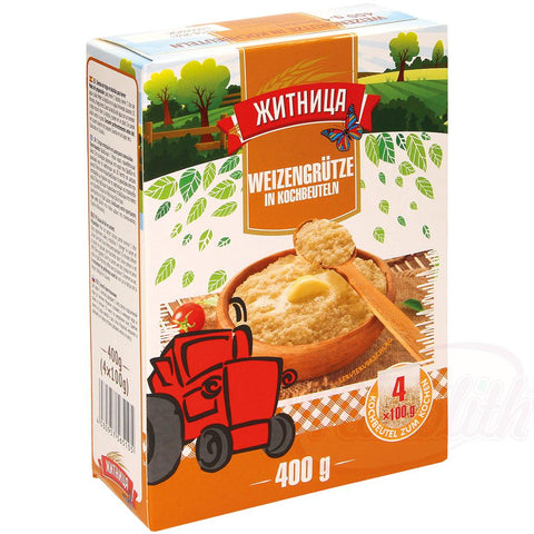Gruau de blé en sachets cuisson "Jitnitsa" 4x100g
